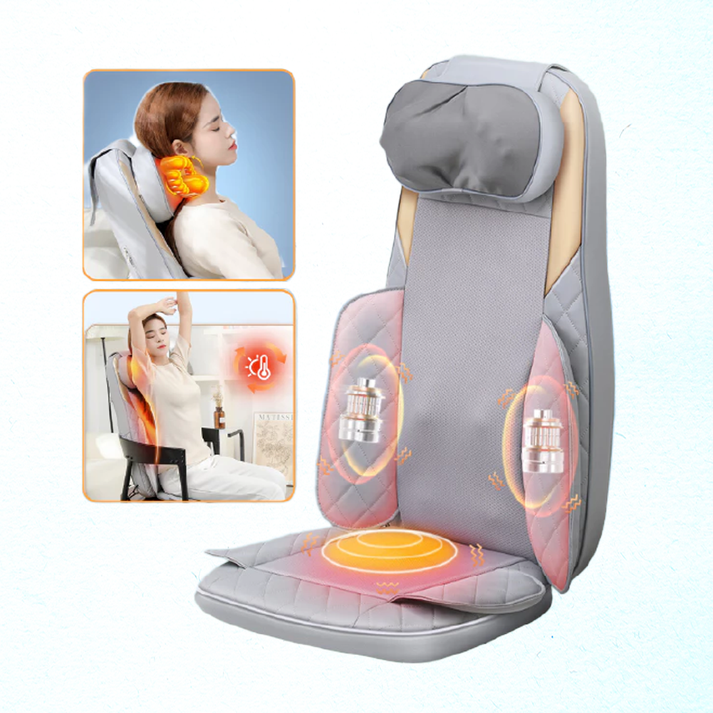 Ghế Massage Lưng Toàn Thân Delax GMS02 Giảm Đau Lưng Vai Gáy